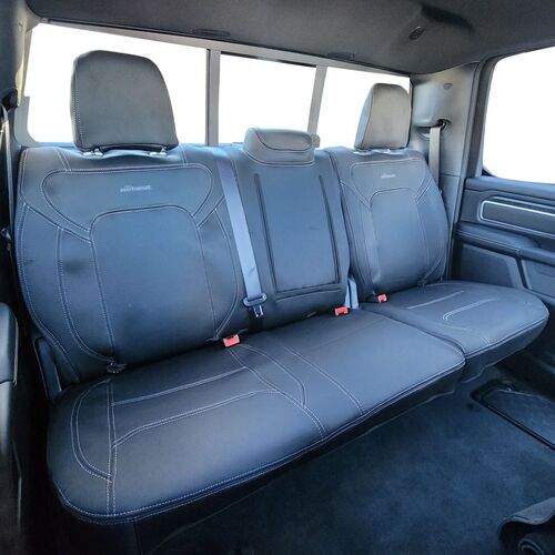 Dodge Ram 1500 DT Series (10/2020-Current) Bighorn/Rebel (Locked Middle seat in Front row) Crew Cab Ute Wetseat Seat Cover (2nd row)