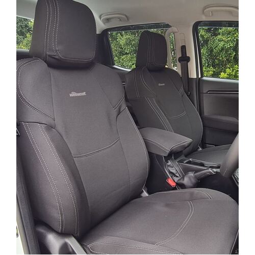 BUNDLE ISUZU MU-X (06/2021-Current) LS-M/LS-T/LS-U Wagon in Black Neoprene with Black Stitching