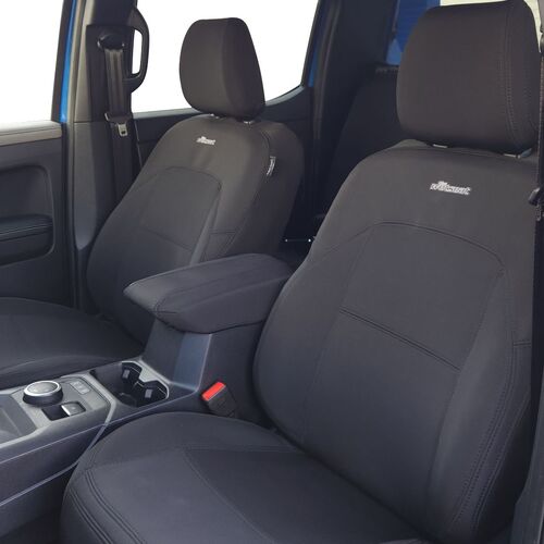 BUNDLE VW AMAROK NF (06/2023-Current) Core/Life/Style/Aventura/PanAmericana Dual Cab in Black Neoprene with Black Stitching