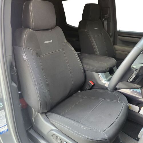 Chevrolet Silverado T1 Series (09/2022-Current) 1500 ZR2 Dual Cab Ute Wetseat Seat Covers (Front)