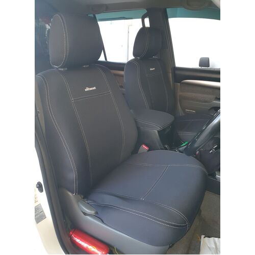 Toyota Prado 120 Series (03/2003-10/2009) GXL Wagon Wetseat Neoprene Seat Covers (Front)