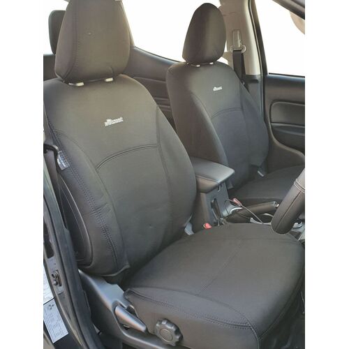 Mitsubishi Triton MQ (06/2015-08/2018) GLS/GLX/GLX+ Dual Cab Ute Wetseat Seat Covers (Front)