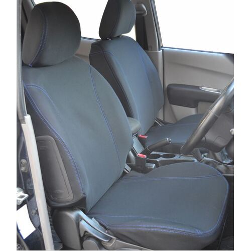 Mitsubishi Triton MN (1/2013-05/2015) GLR/GLX/GLX-R (Electric Seat) Dual Cab Ute Wetseat Seat Covers (Front) (1/2013-05/2015)